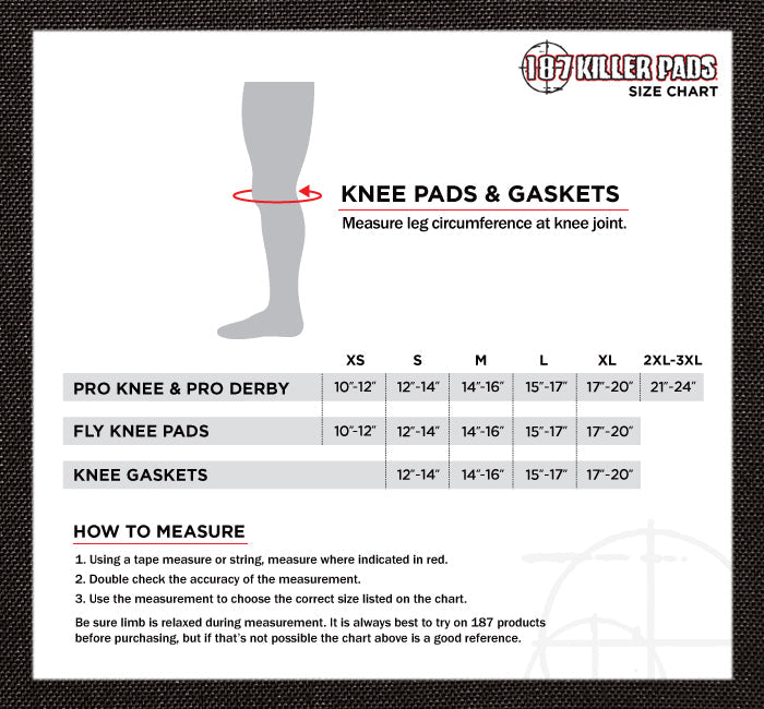187 Pro Knee Pads- Red, White and Blue