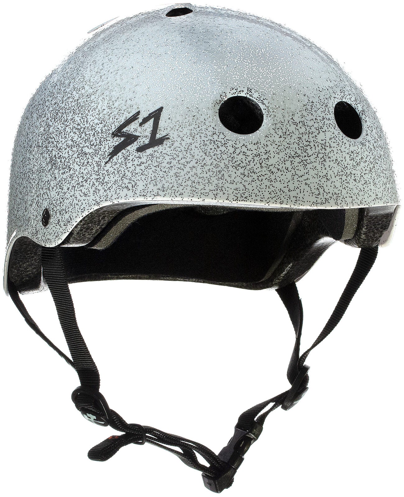 S1 Lifer Helmet Glitter White Metal Flake