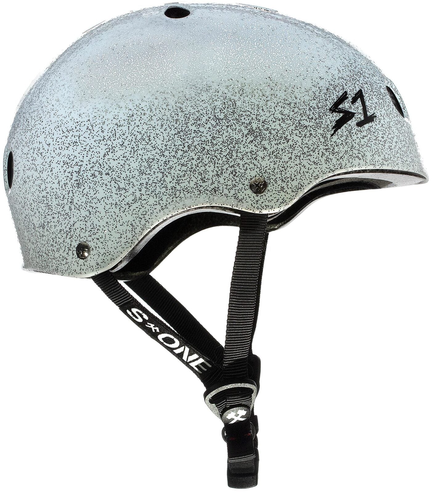 S1 Lifer Helmet Glitter White Metal Flake