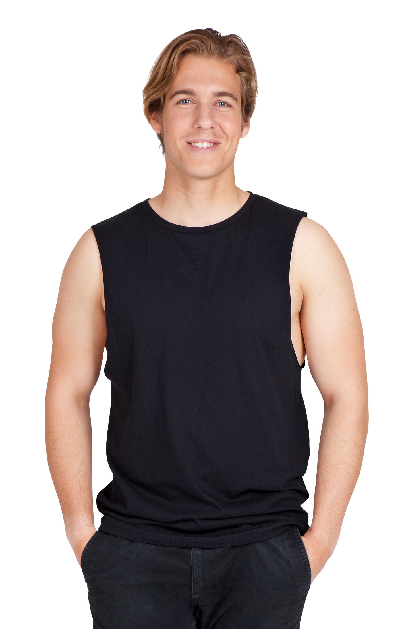 Non-Fitted Cotton Singlet
